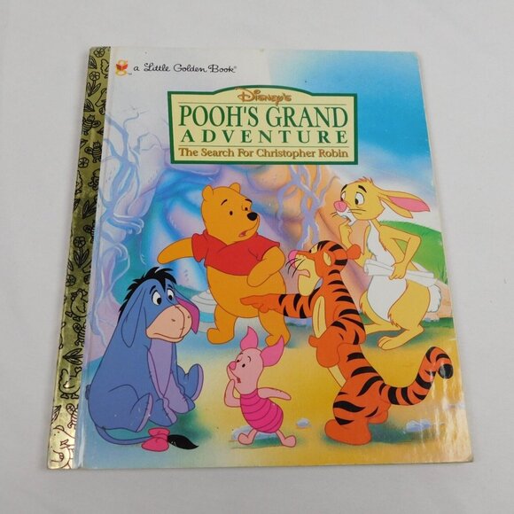 Other - Pooh's Grand Adventure HC 1997 Search For Christopher Robin Disney Golden Book